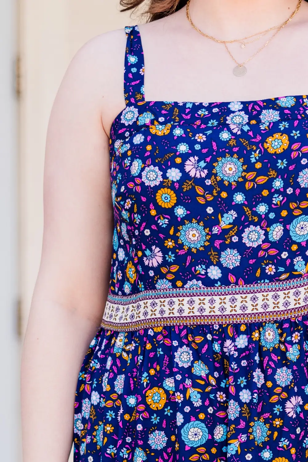 Life Lived Dress, Sapphire Mix