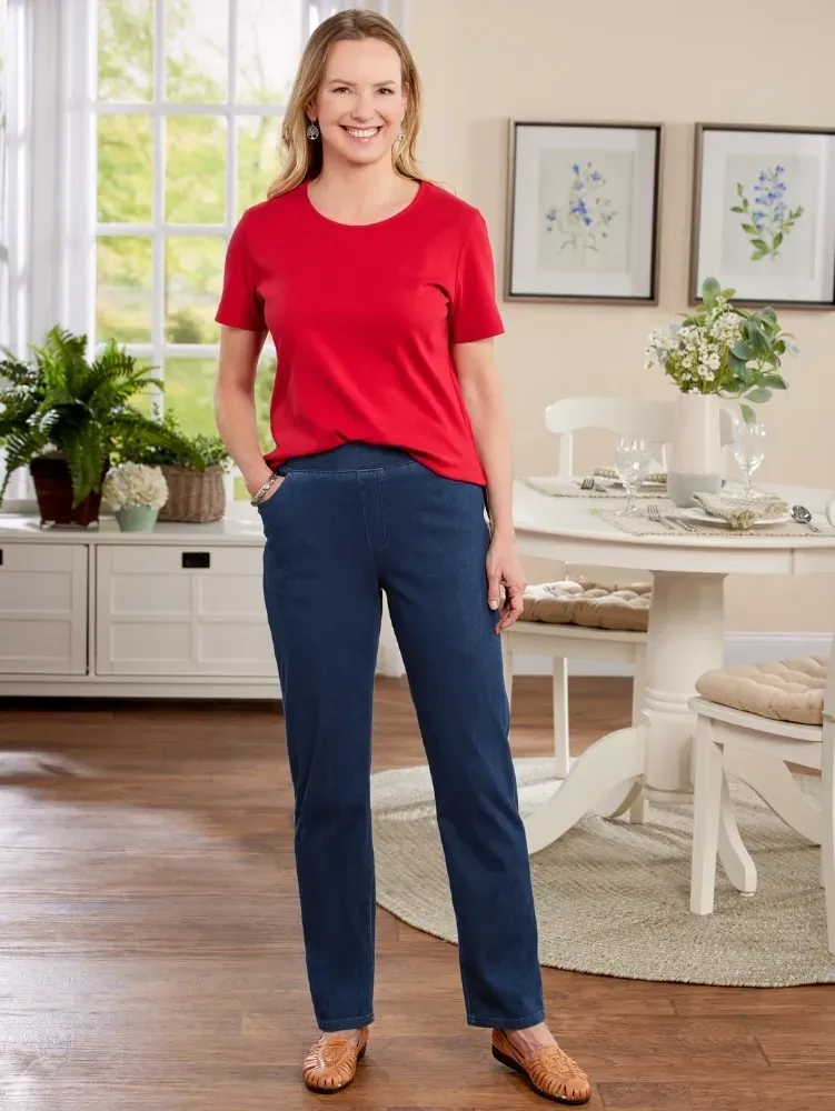 Ella Simone Cotton Terry Flex Pants