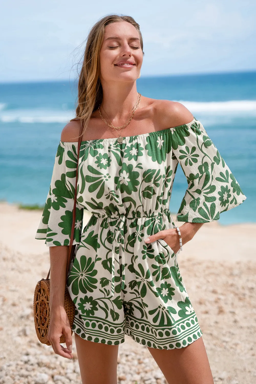 Dandelion Meadow Floral Romper