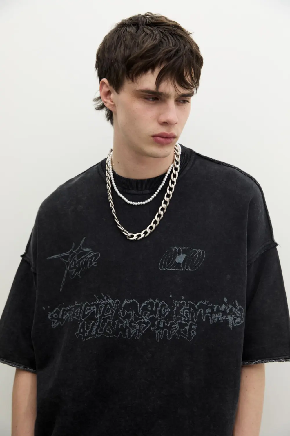 Short sleeve STWD graphic sweatshirt