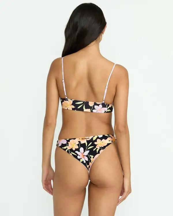 Twin Sol Reversible Jaclyn Crop Bikini Top - Multi