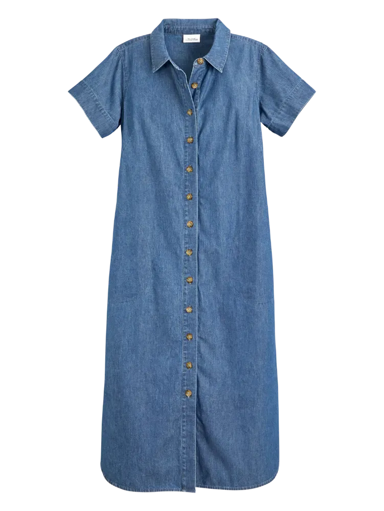 Denim Shirt Dress