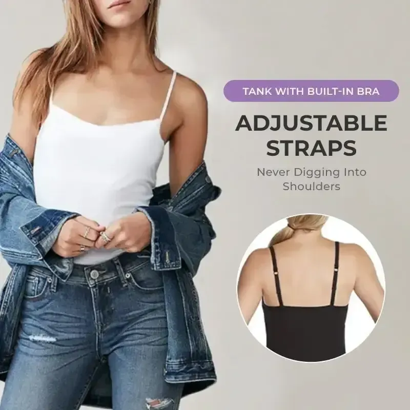 Hot Sale 🎀Tank With Built-In Bra