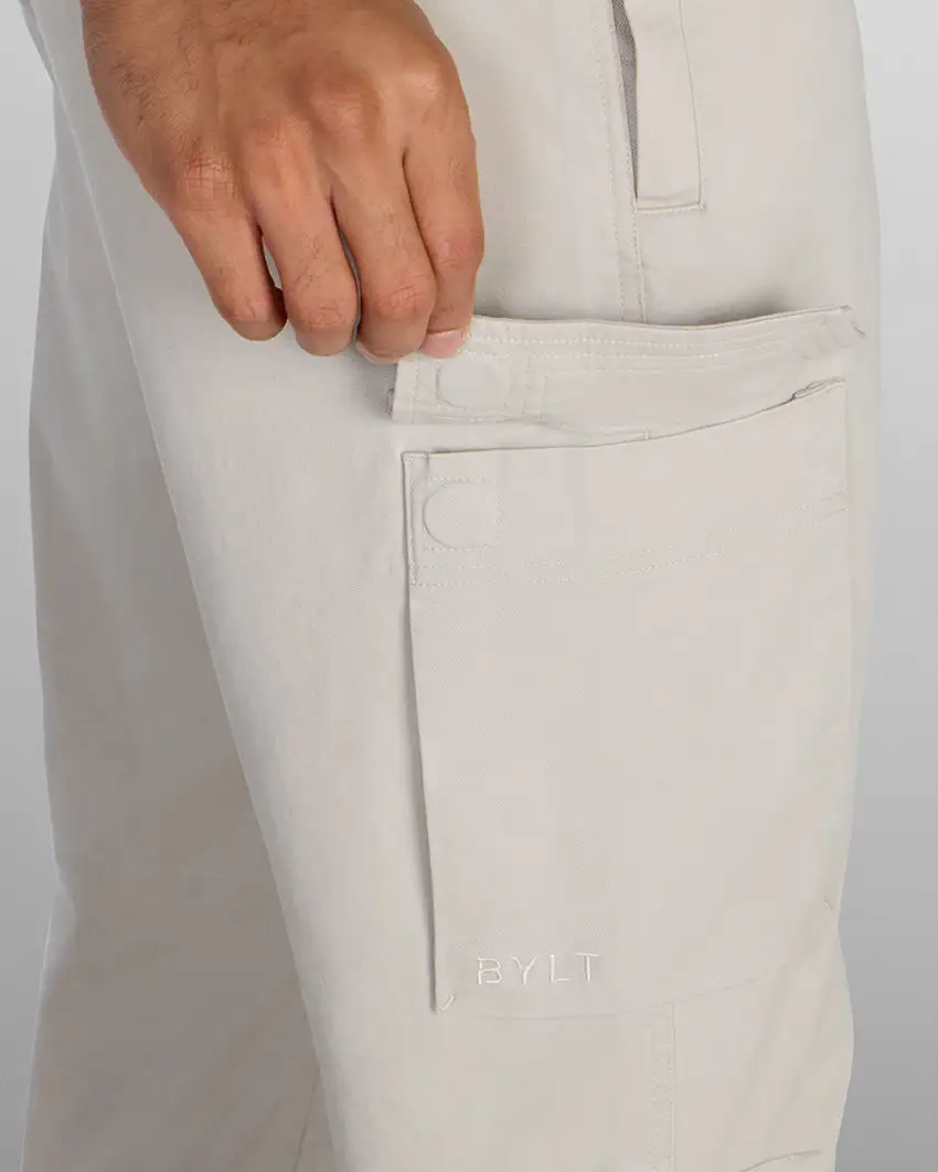 Stretch Cotton Cargo Pant