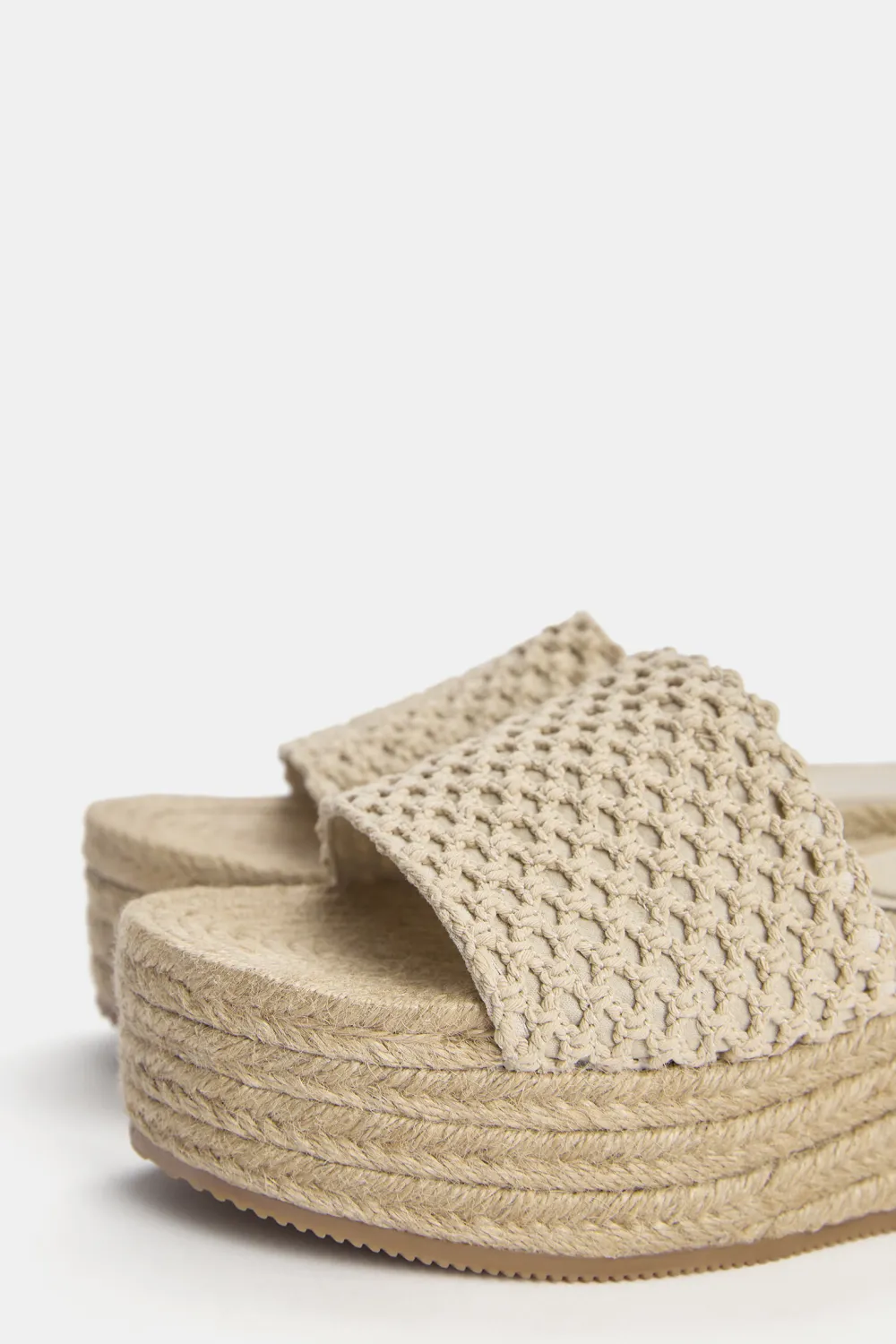 Cuñas plataforma crochet