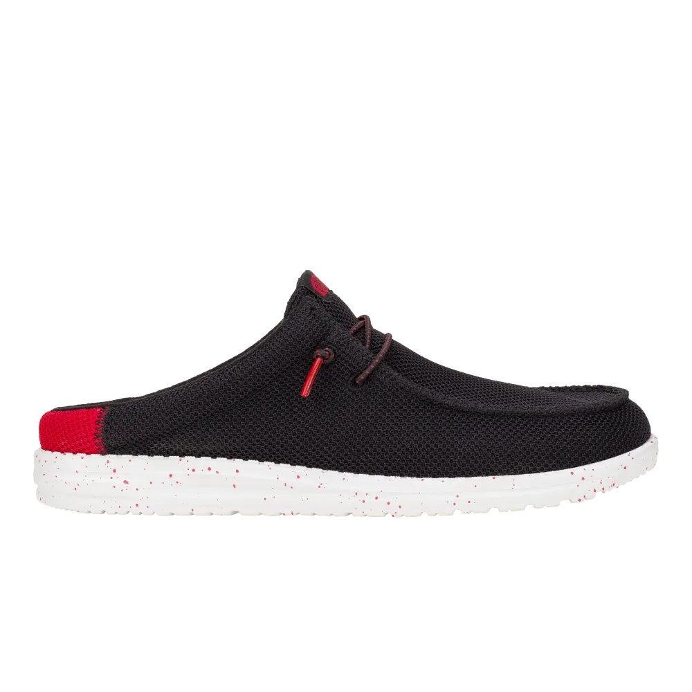 Wally Slip Varsity - Black/Red