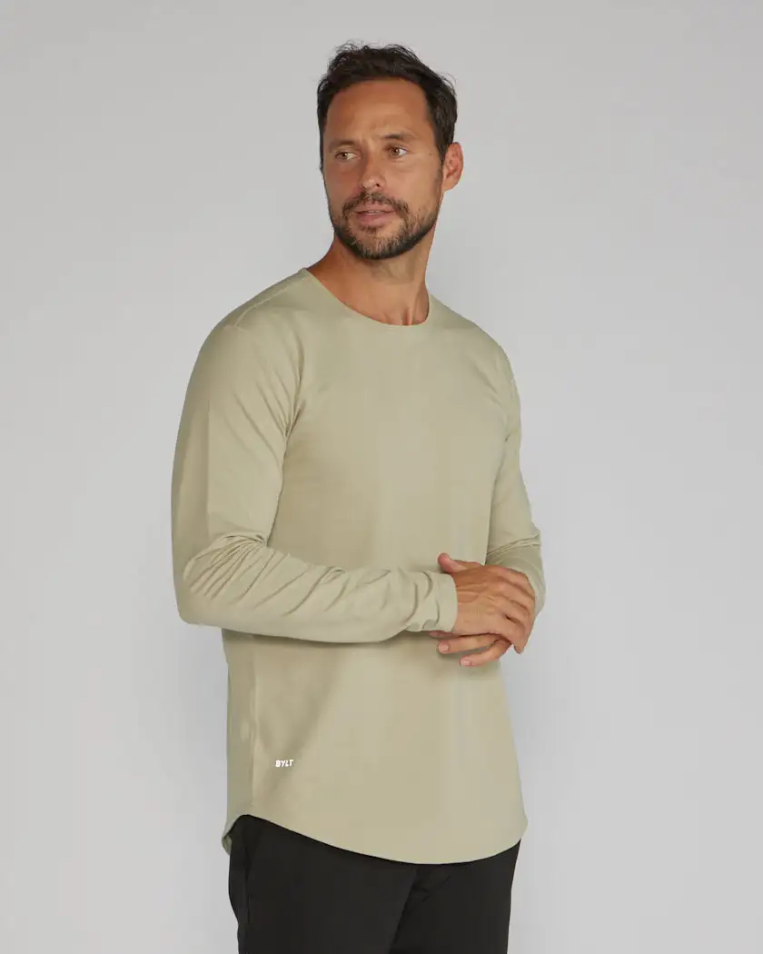 Drop-Cut Long Sleeve: Lux