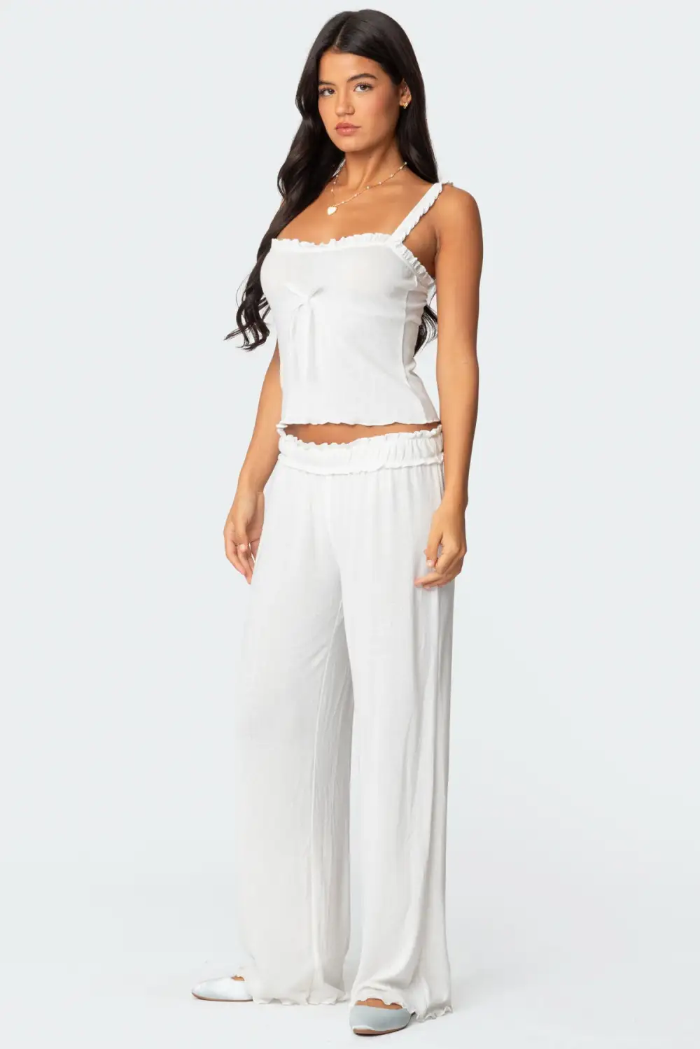 Sylvia Pointelle Tank Top