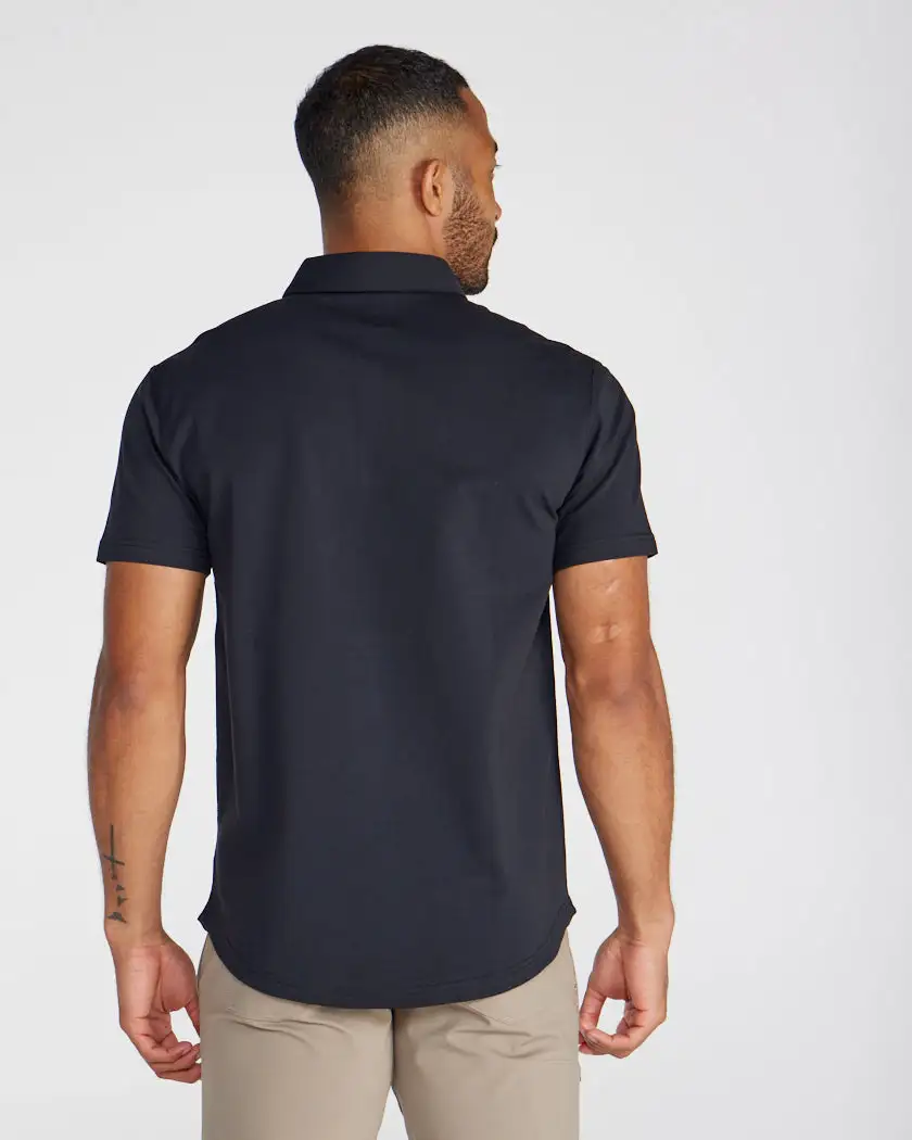 Lux Short Sleeve Polo - Concealed