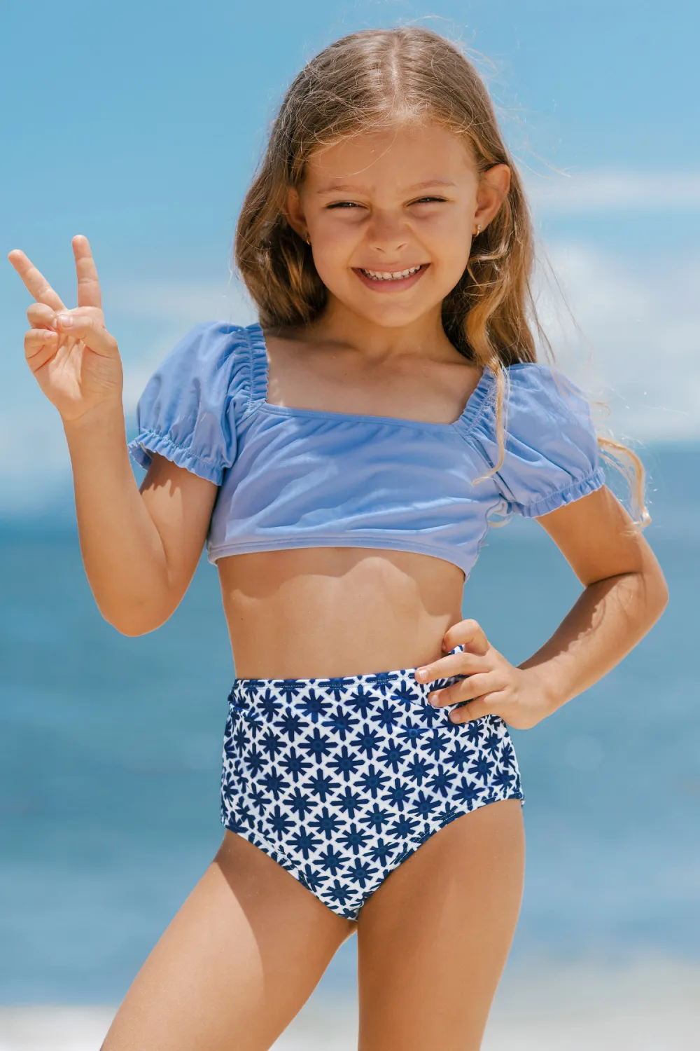 Little Waves Purple Swim Set