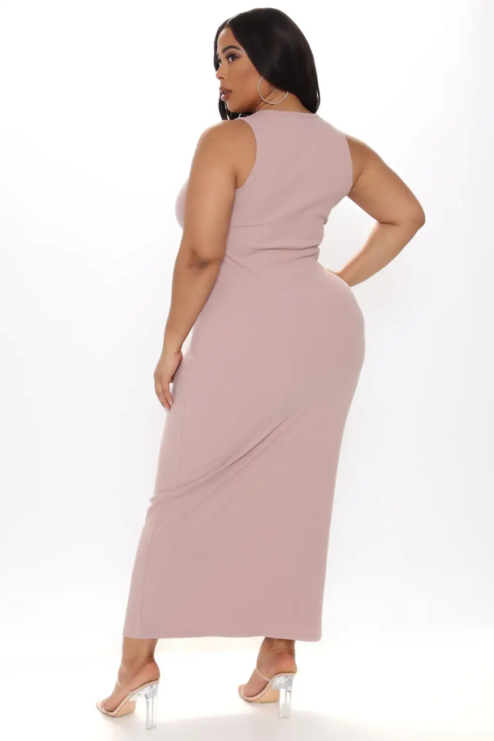 Mulberry Street Maxi Dress - Mauve