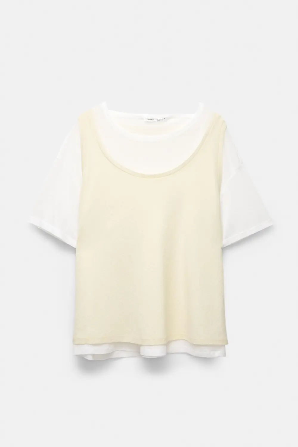 Camiseta doble manga corta