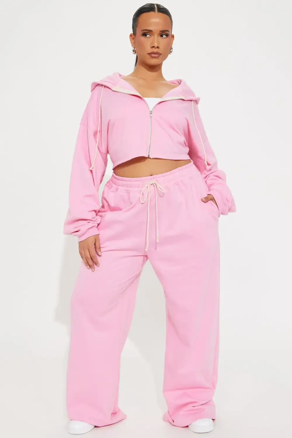 On The Way Sweatpant Set - Pink