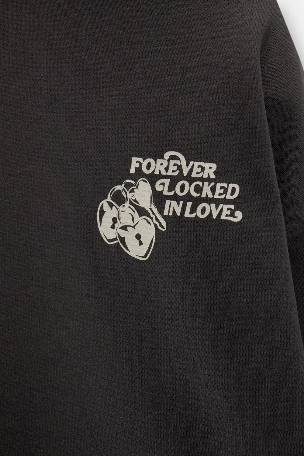 Sudadera capucha candado