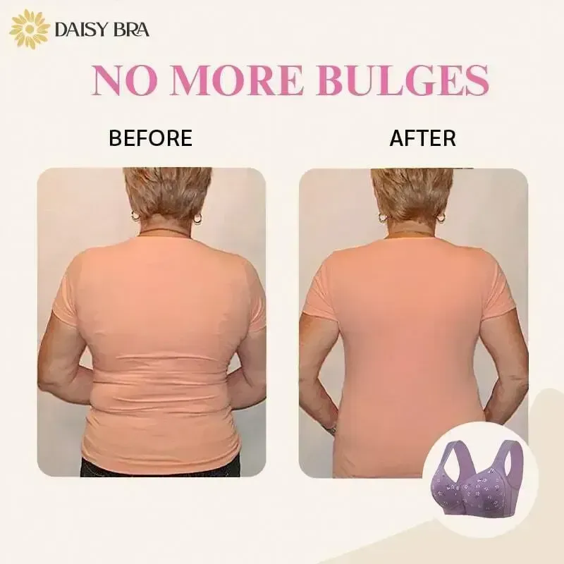 10-Pack Women's Bra - Comfortable & Convenient Front Button Bra