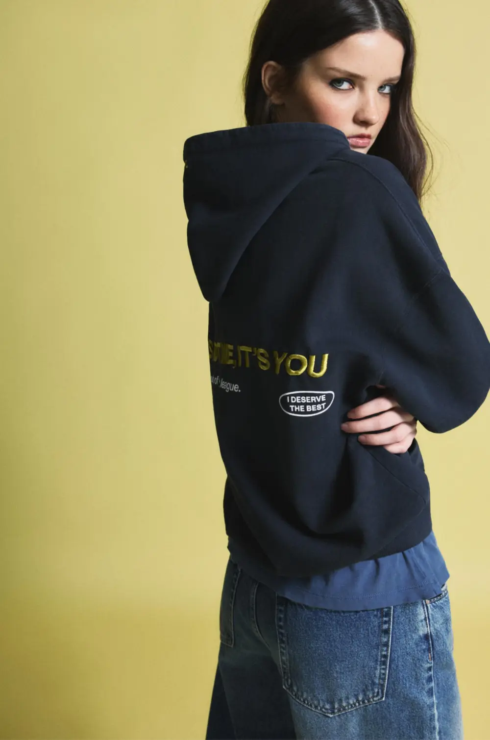 Sudadera capucha boxy