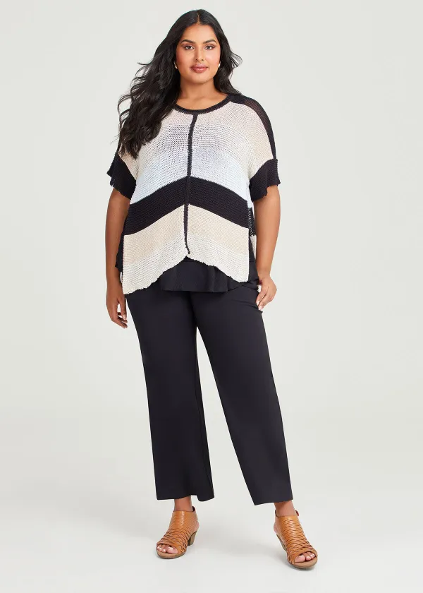 Stripe Lurex Mix Jumper