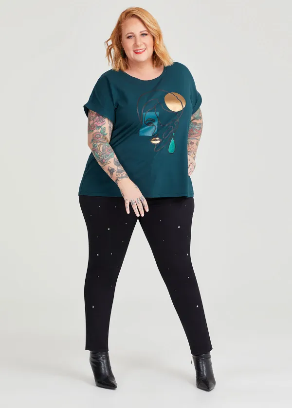 Embellished Slim Jean