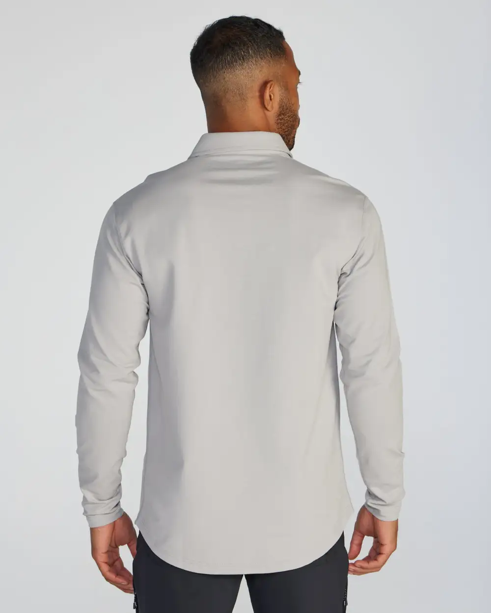 Drop-Cut Long Sleeve: Lux Polo