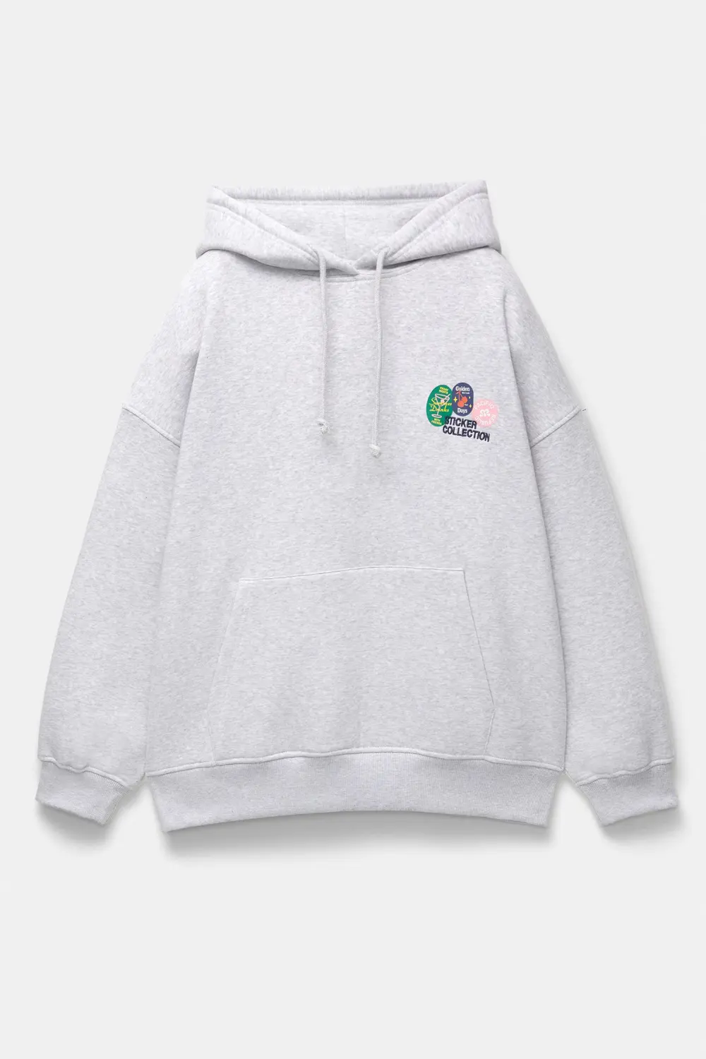 Sudadera capucha pegatinas