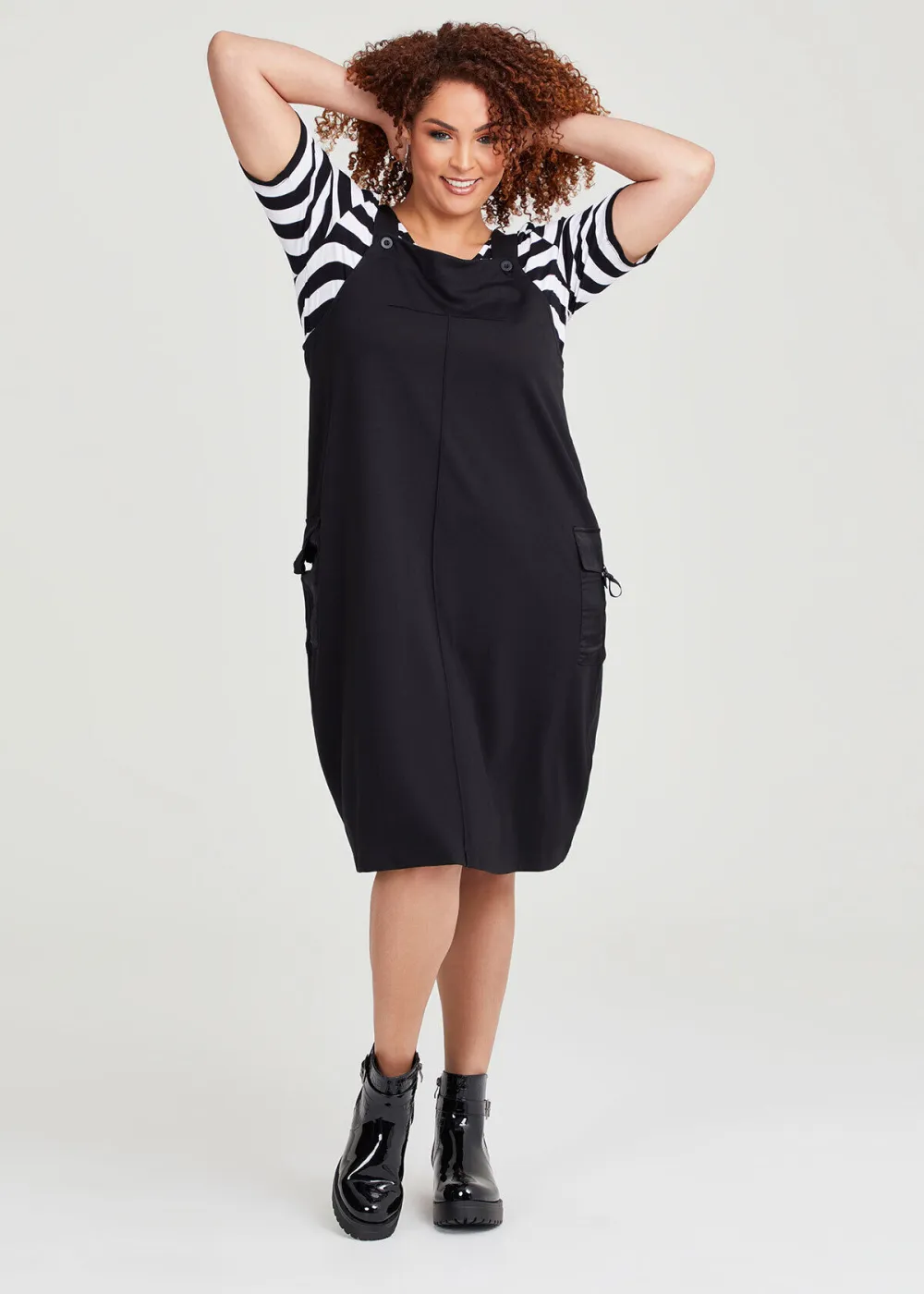Ponte Aisling Pinafore Dress