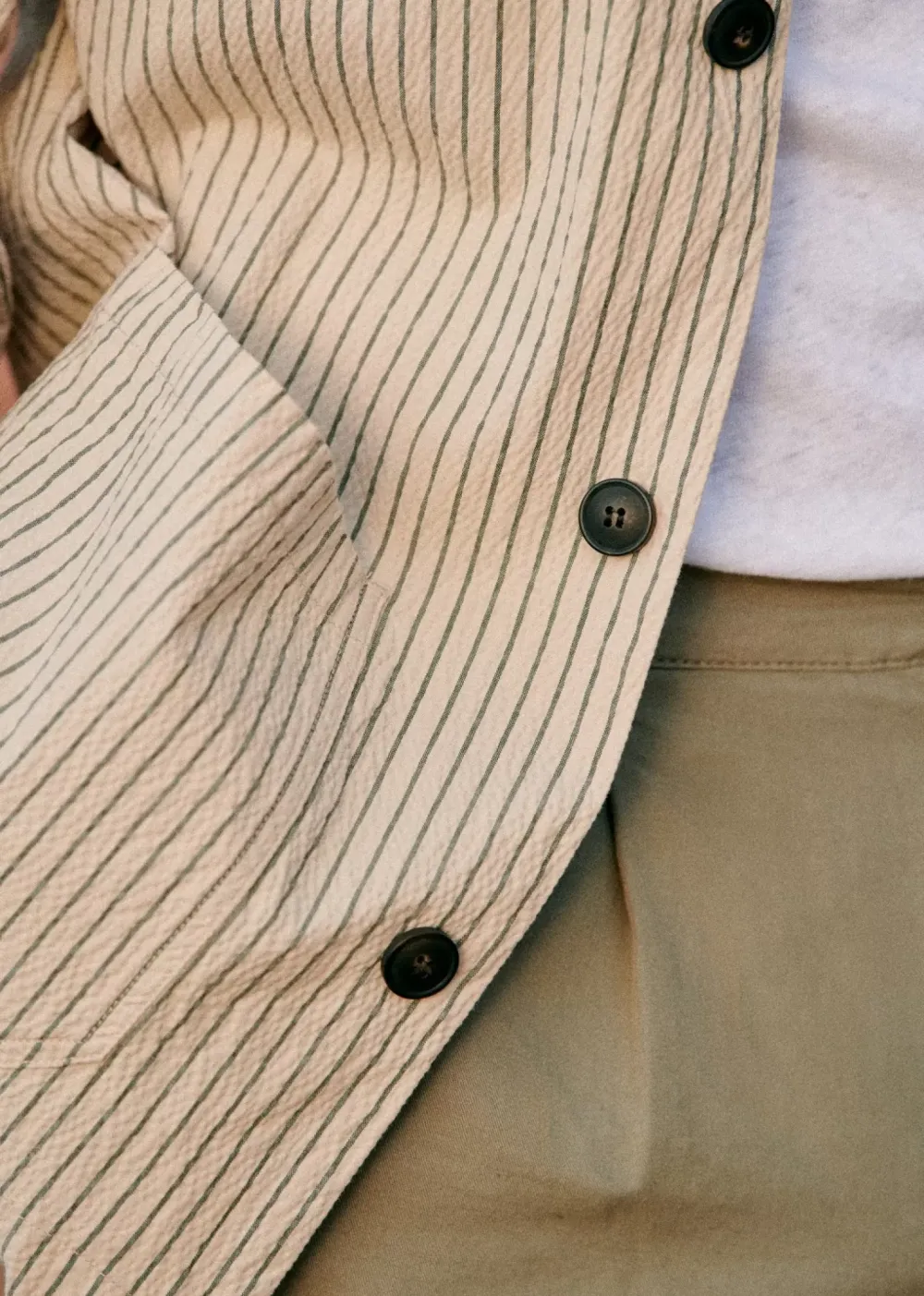 Lapel Slight Stretch Jacket