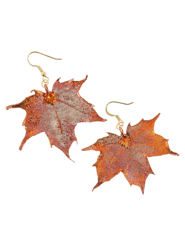 Sugar Maple Leaf Drop Earrings