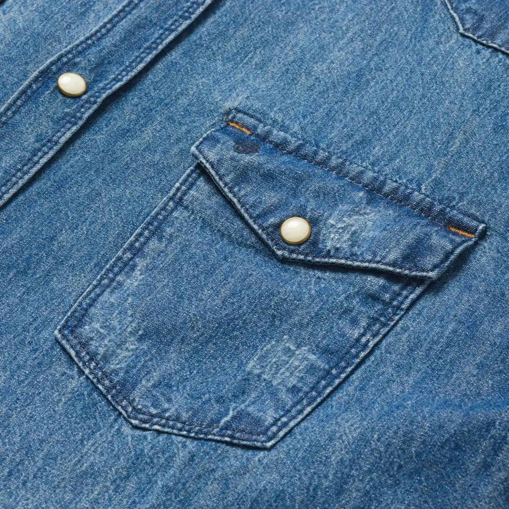 Medium Blue Denim Shirt