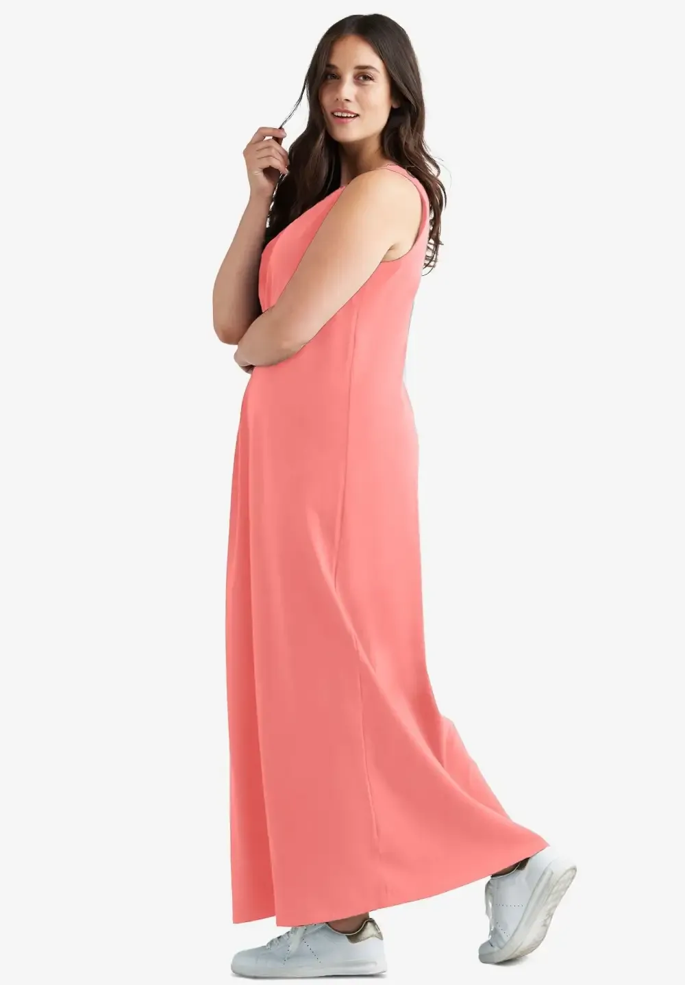 Sleeveless Knit Maxi Dress