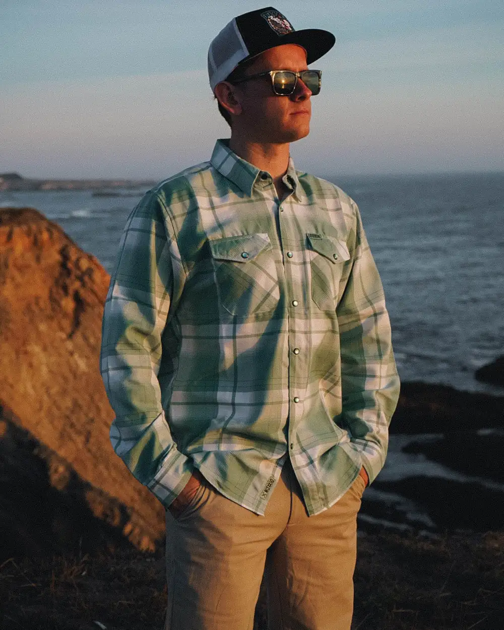 sea glass flannel