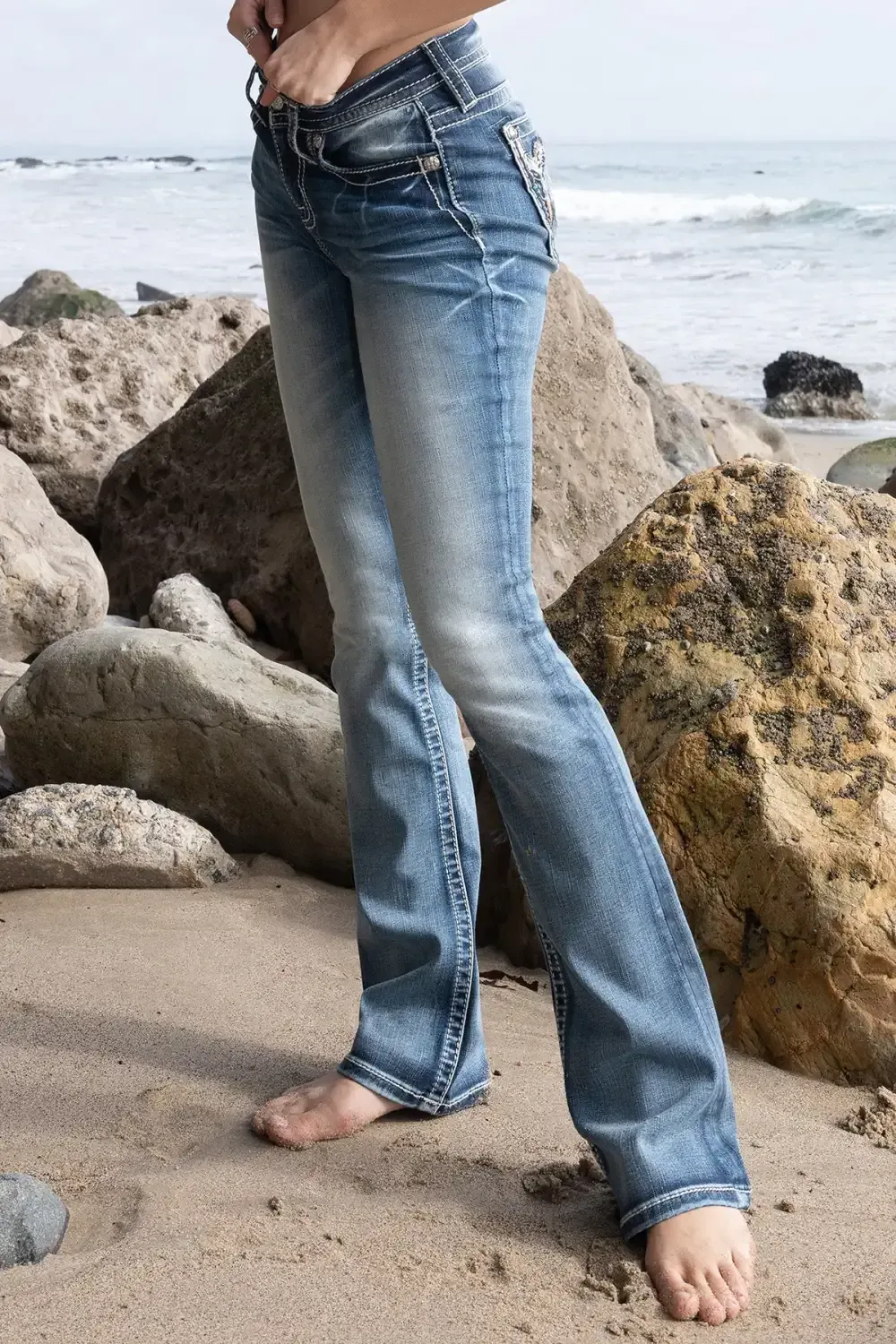 Longhorn Feather Denim