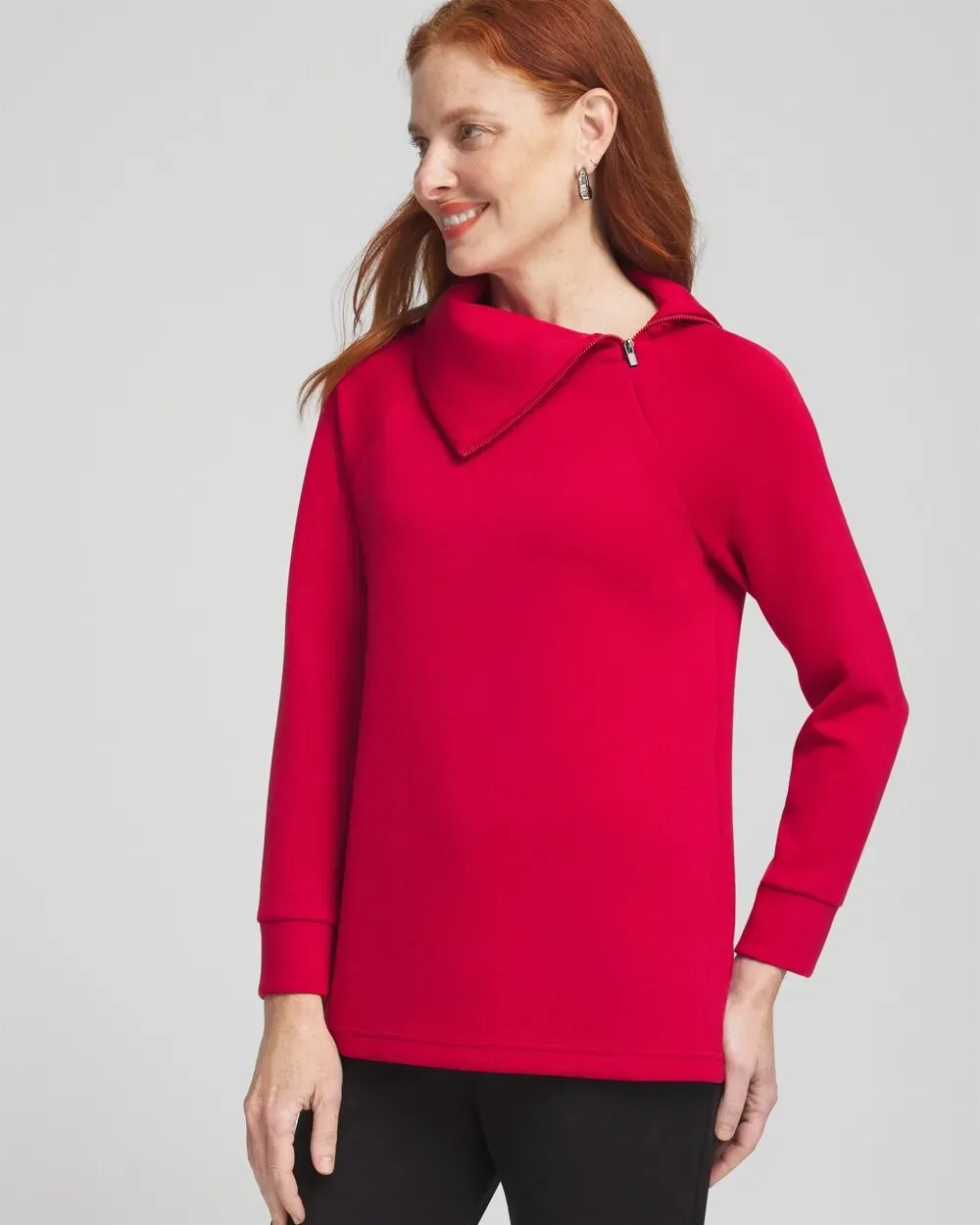 Zenergy® Scuba Zip Neck Tunic