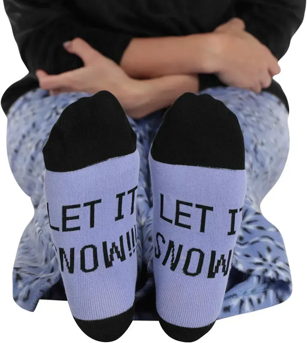 Women’s Pajama Pant Set - Nightgown with Matching Socks