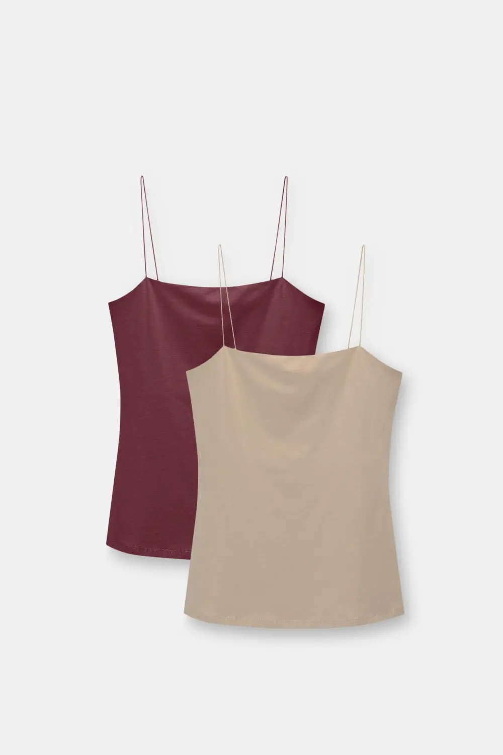 Pack of 2 tops with straps