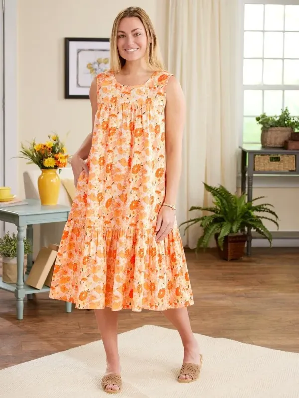 Endless Sunshine Floral Muumuu
