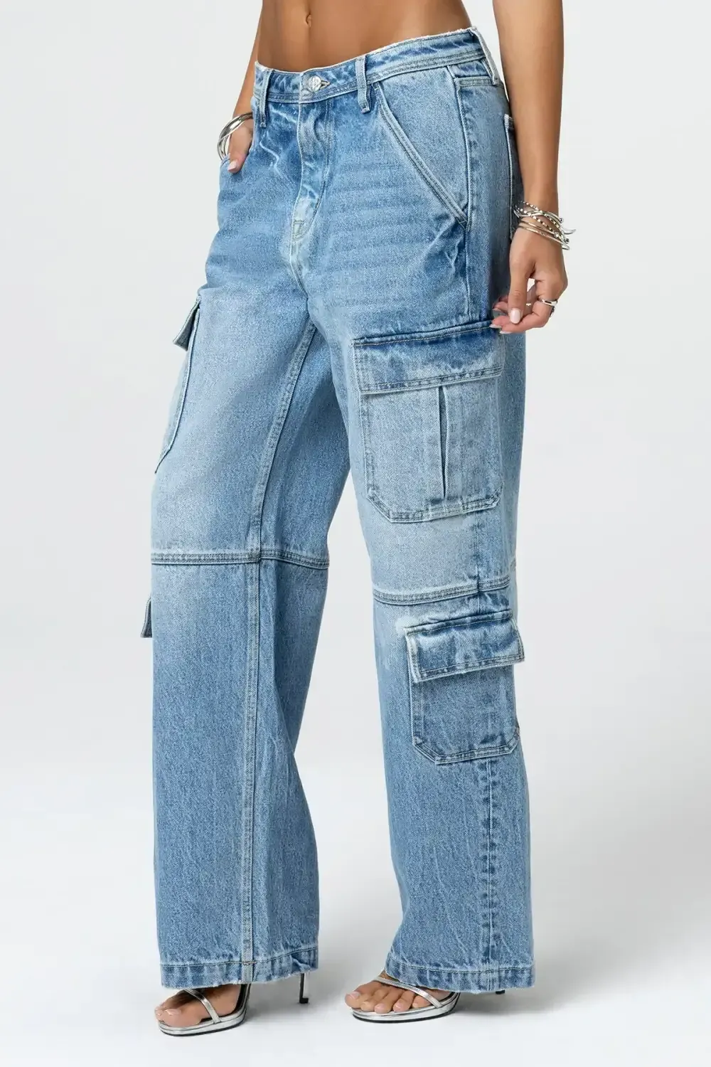 Posh Denim Cargo