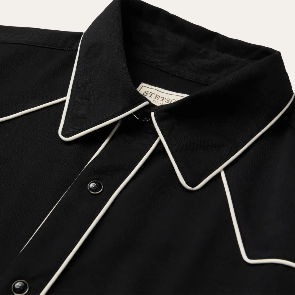 Vintage Piped Western Shirt