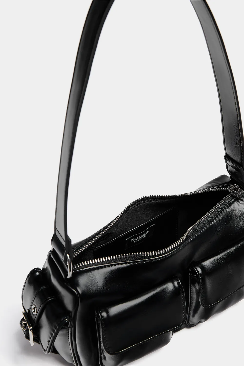 Bolso de hombro multibolsillos