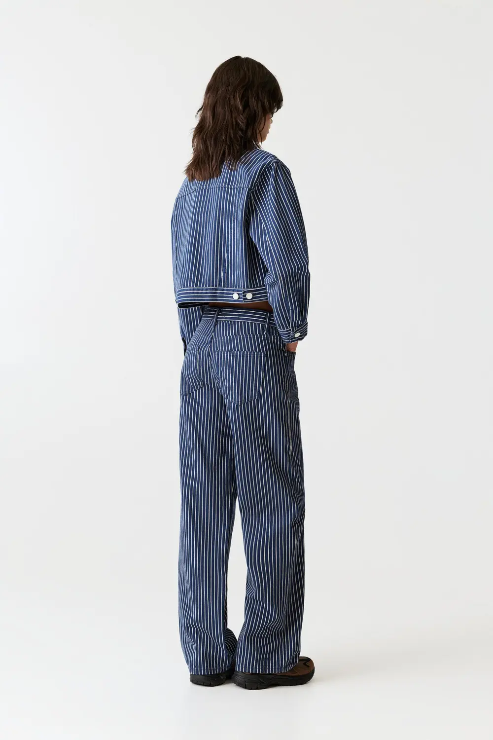 Jeans baggy rayas