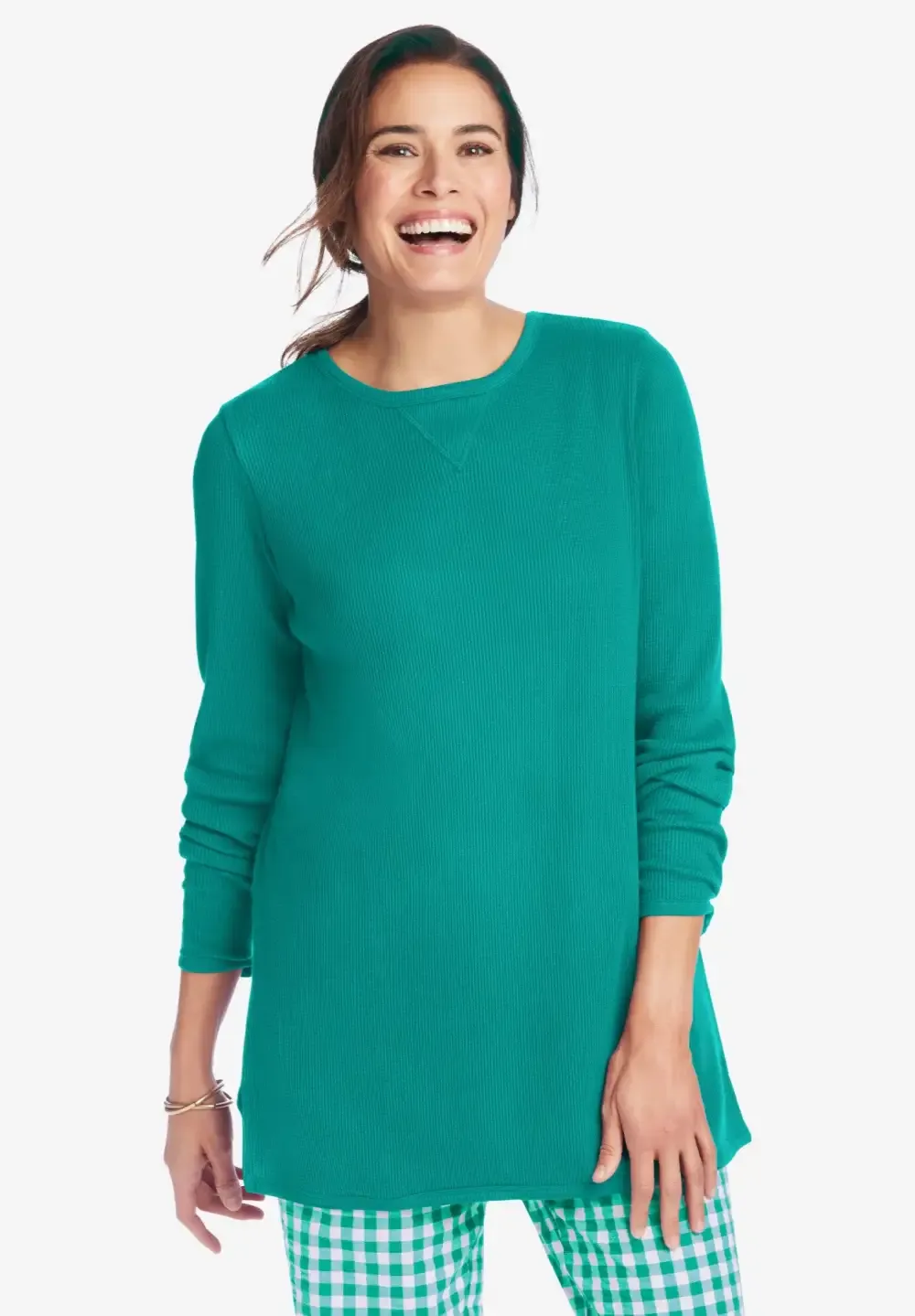Waffle Thermal Sweatshirt