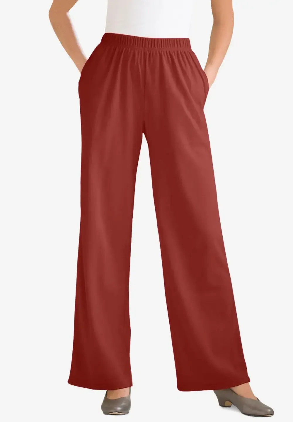 7-Day Knit Wide-Leg Pant