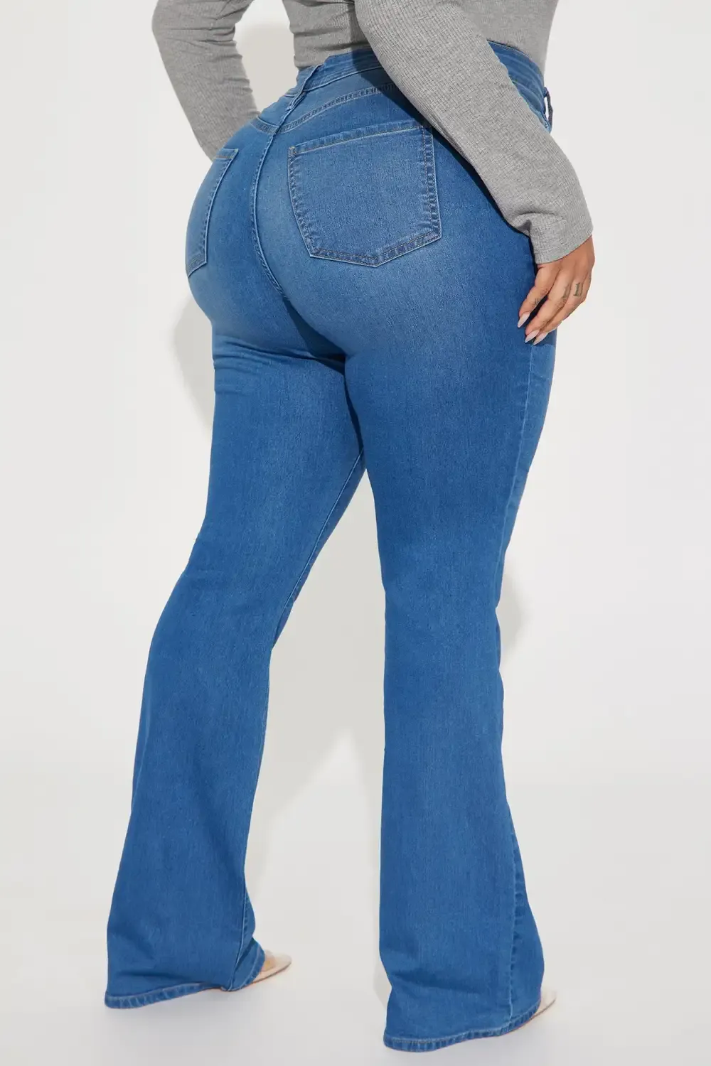Flex Game Soft Stretch Bootcut Jeans - Medium Wash