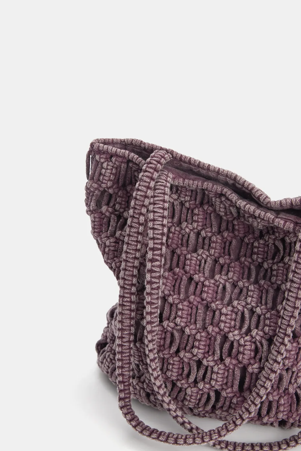 Bolso shopper crochet