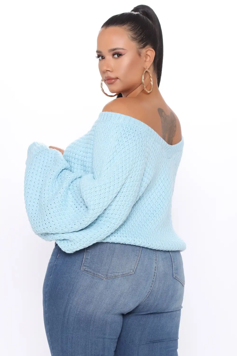 I Adore You Sweater - Blue
