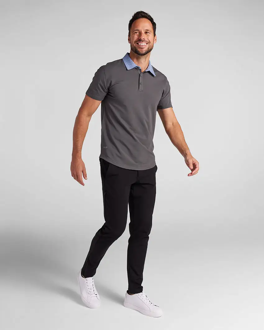 Drop-Cut: Lux Dotted Polo