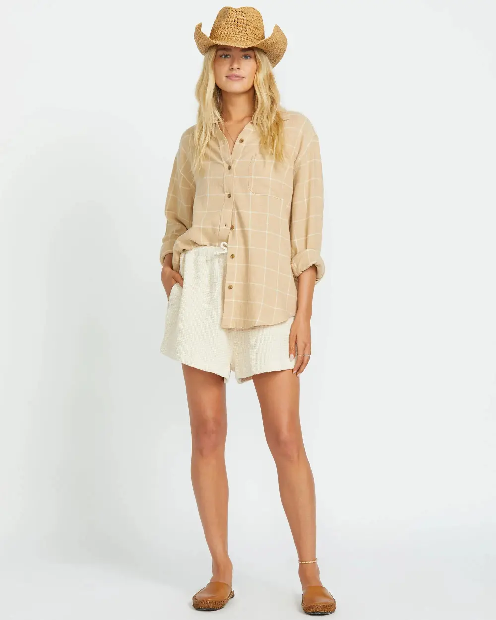 Layer Up Long Sleeve Shirt - Khaki