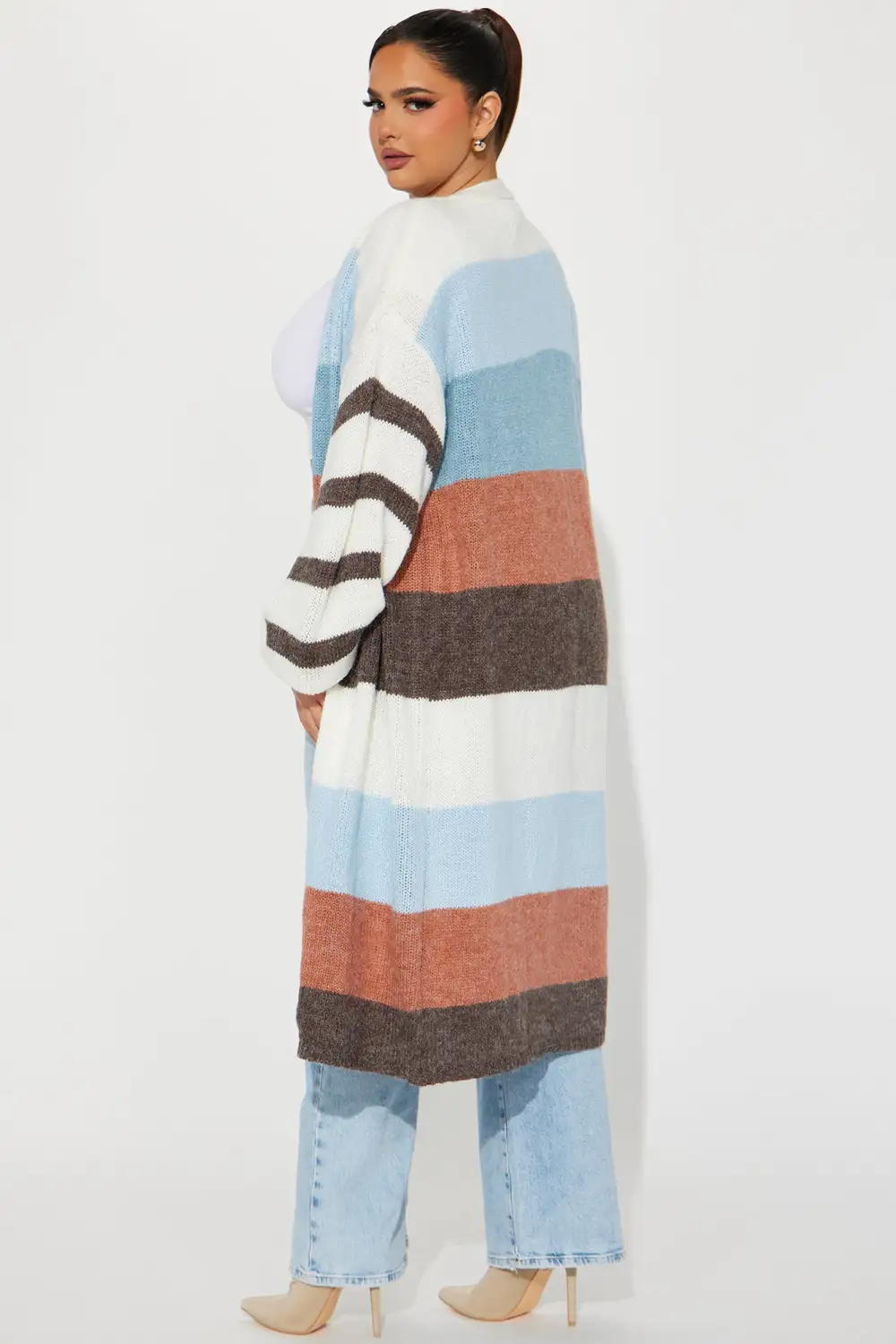 Still Need You Striped Cardigan - Multi Color