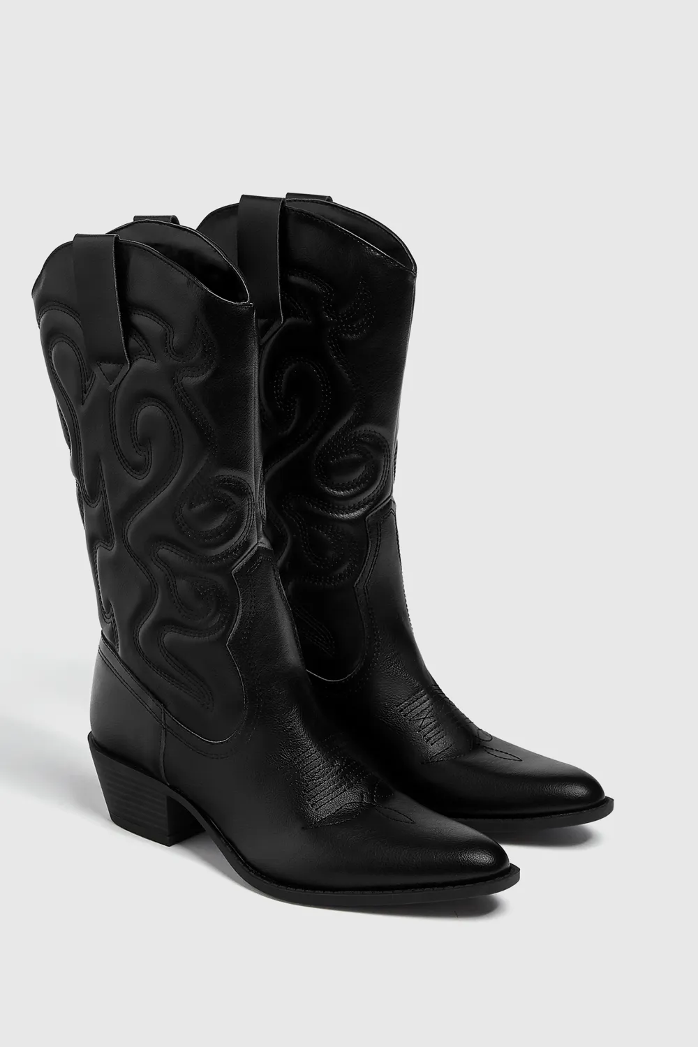 Botas cowboy pespuntes