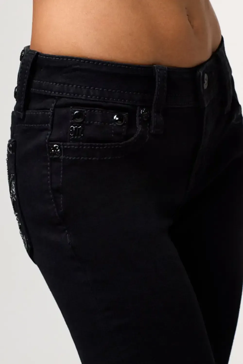 Fleur in Carbon Bootcut Jeans