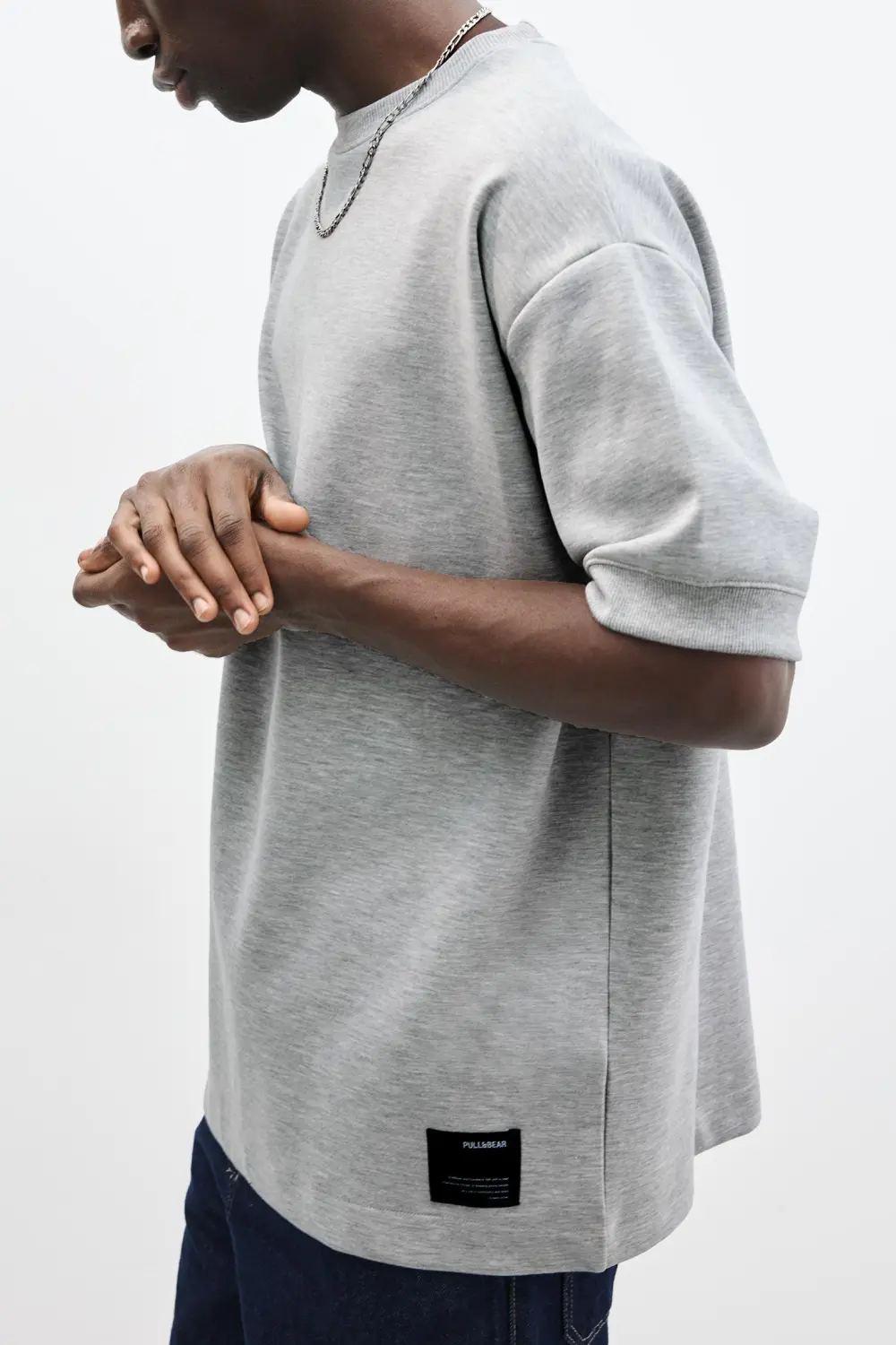 Interlock short sleeve sweatshirt